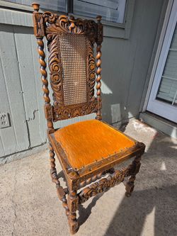 Vintage barley twist chair