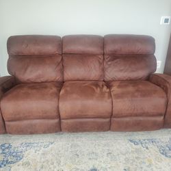 Power Reclining Microfiber Sofa