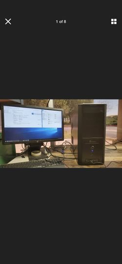 intel core 2 2.4ghz desktop computer, 4gb ram, 250gb hdd, win10 pro, GF 9800 GTX