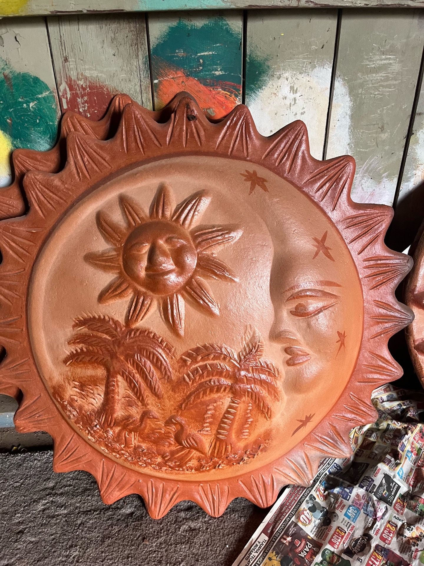 Sun & moon 21 inches diameter