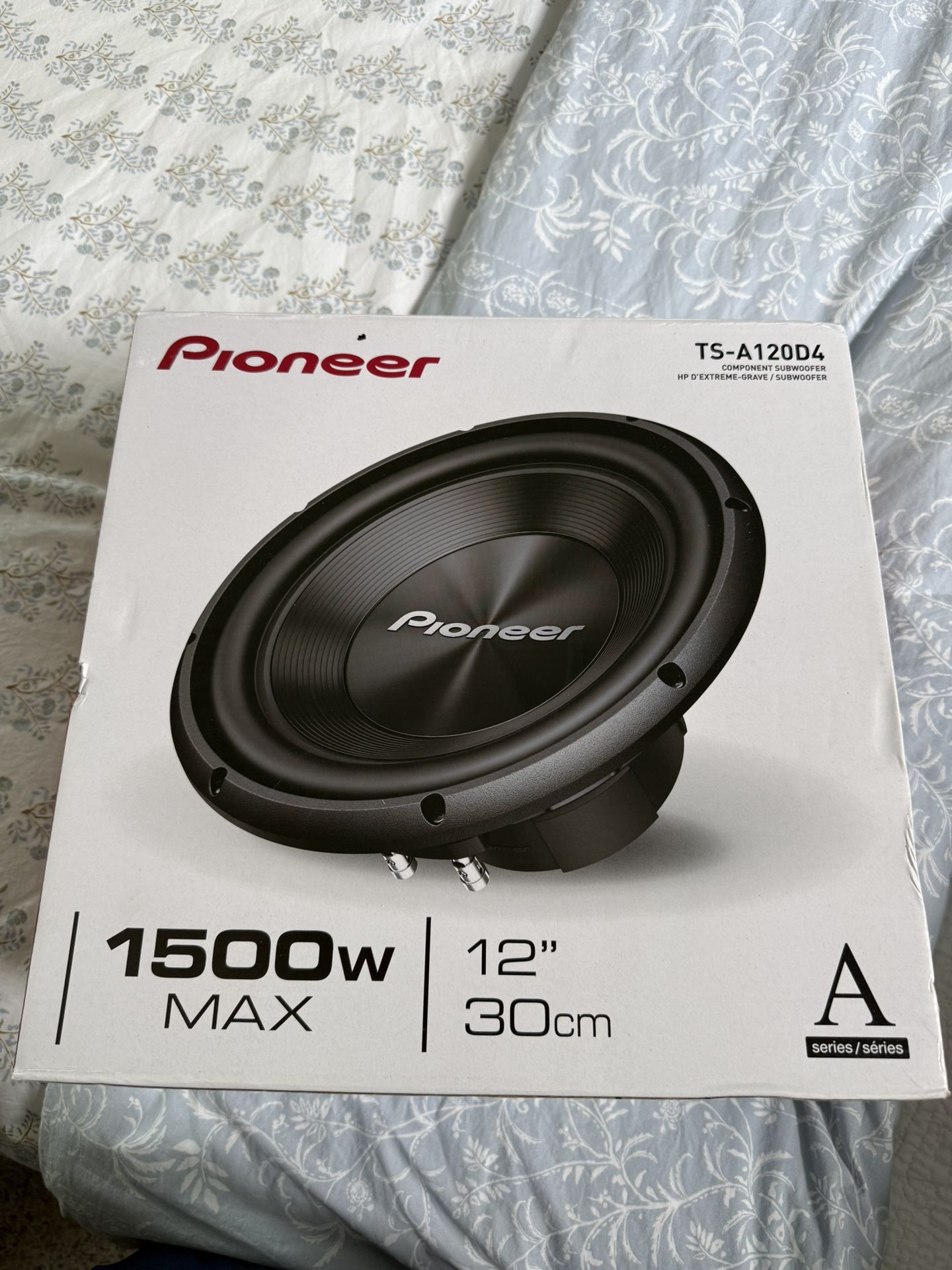 Set Of 2 Pioneer TS-A120D4 Subwoofers