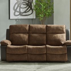 Woodsway Brown Reclining Set

