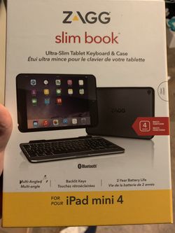 Zagg slim book for ipad mini 4