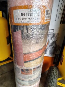 Ditra 54 SQ trick  uncoupling  membrane $70