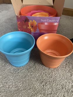 New flower pots