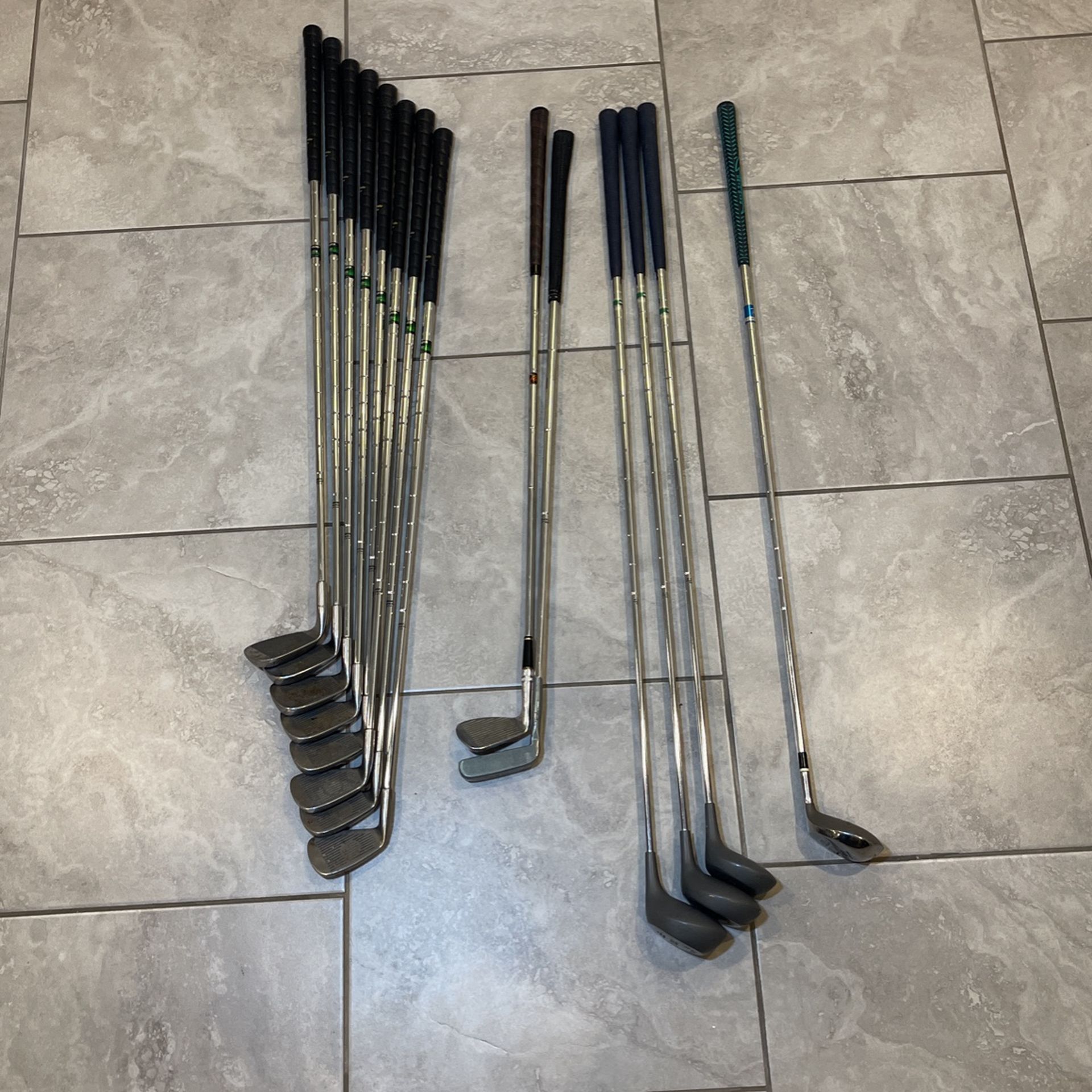 Mixed Golf Clubs (Magique,Taylor Made, Wilson, Baron, Crown Viper)