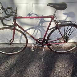 Antique French brand Gitane road bike