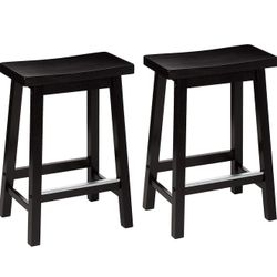 2 Wood Stools