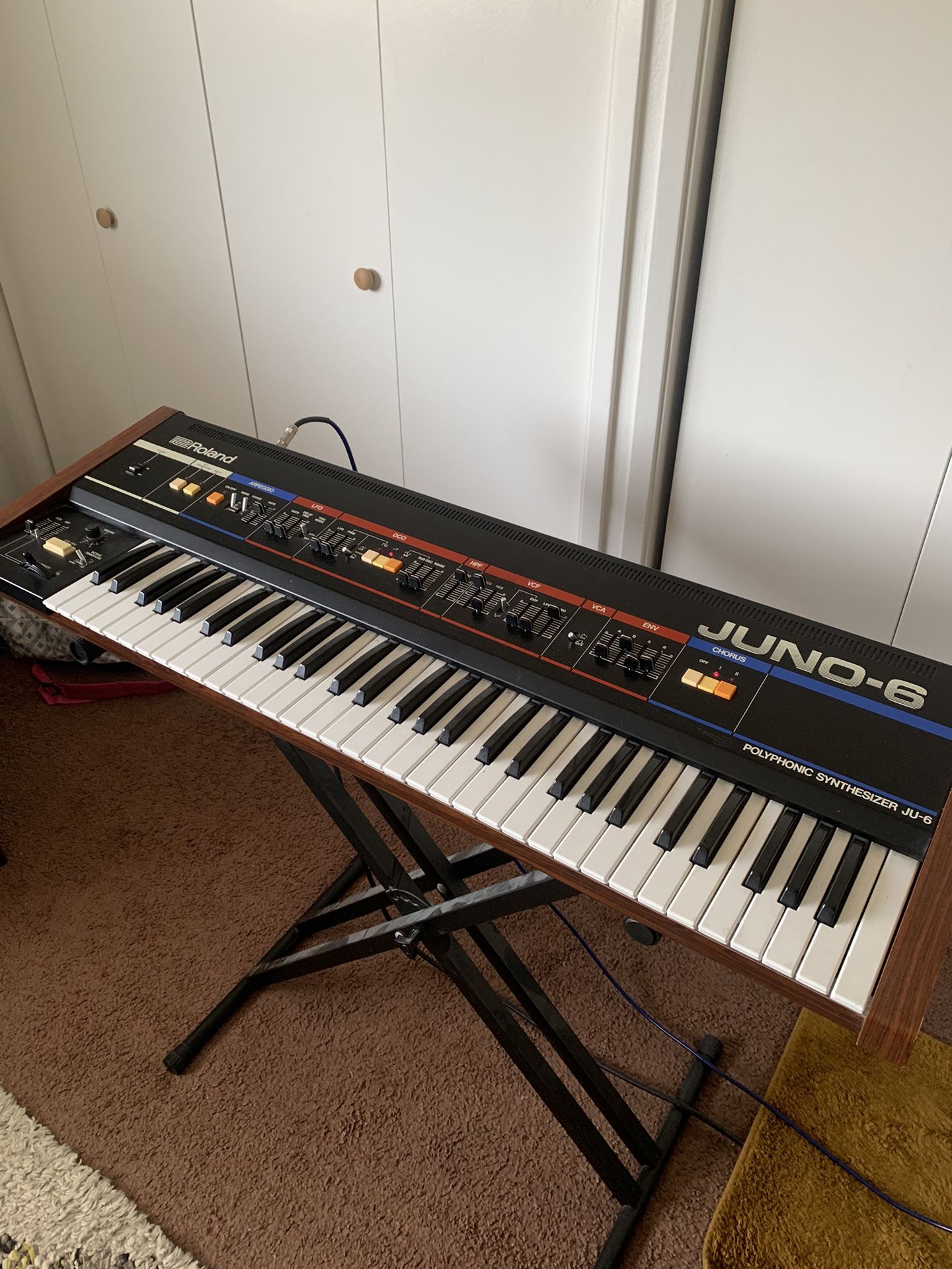 Roland Juno 6 80s Vintage Synthesizer