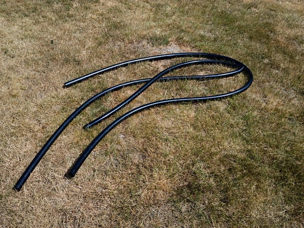 Black PVC Tubing 1 1/4" I.D. / 1 1/2" O.D. 