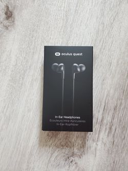New Oculus Quest in ear headphones