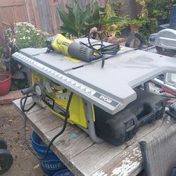 Rioby Table Saw And Grinder 