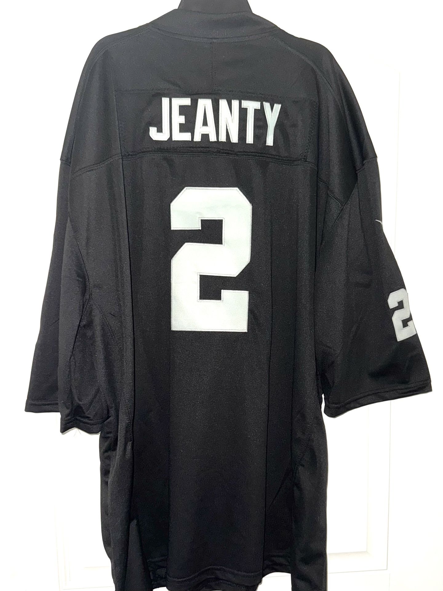 4XL - RAIDERS #2 ASHTON JEANTY JERSEY