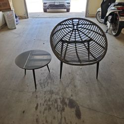 Patio Chair and Table 