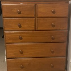 Timber Dresser With Drawers