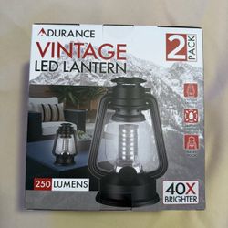 Adurance Vintage LED Lantern 2-Pack