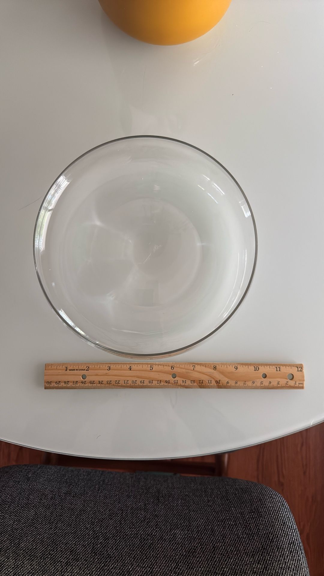 Low Profile glass bowl