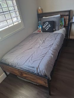 Twin bed frame only