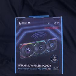 Lian Li UNI Fan SL Wireless 3 pack brand new REVERSED