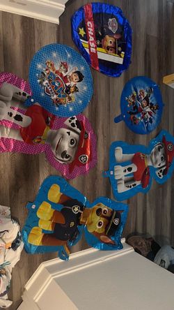 paw patrol balloons NEW