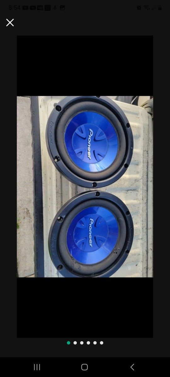 Pioneer ts-w251r 600w