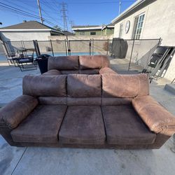Brown Couches 