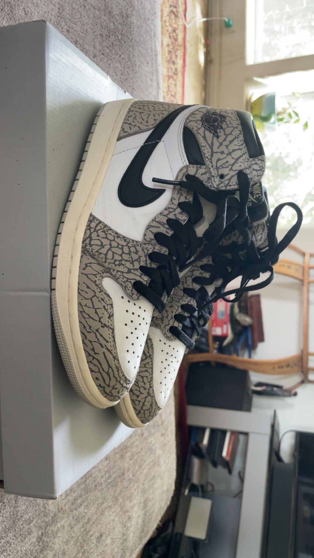 Jordan 1 High OG "White Cement"