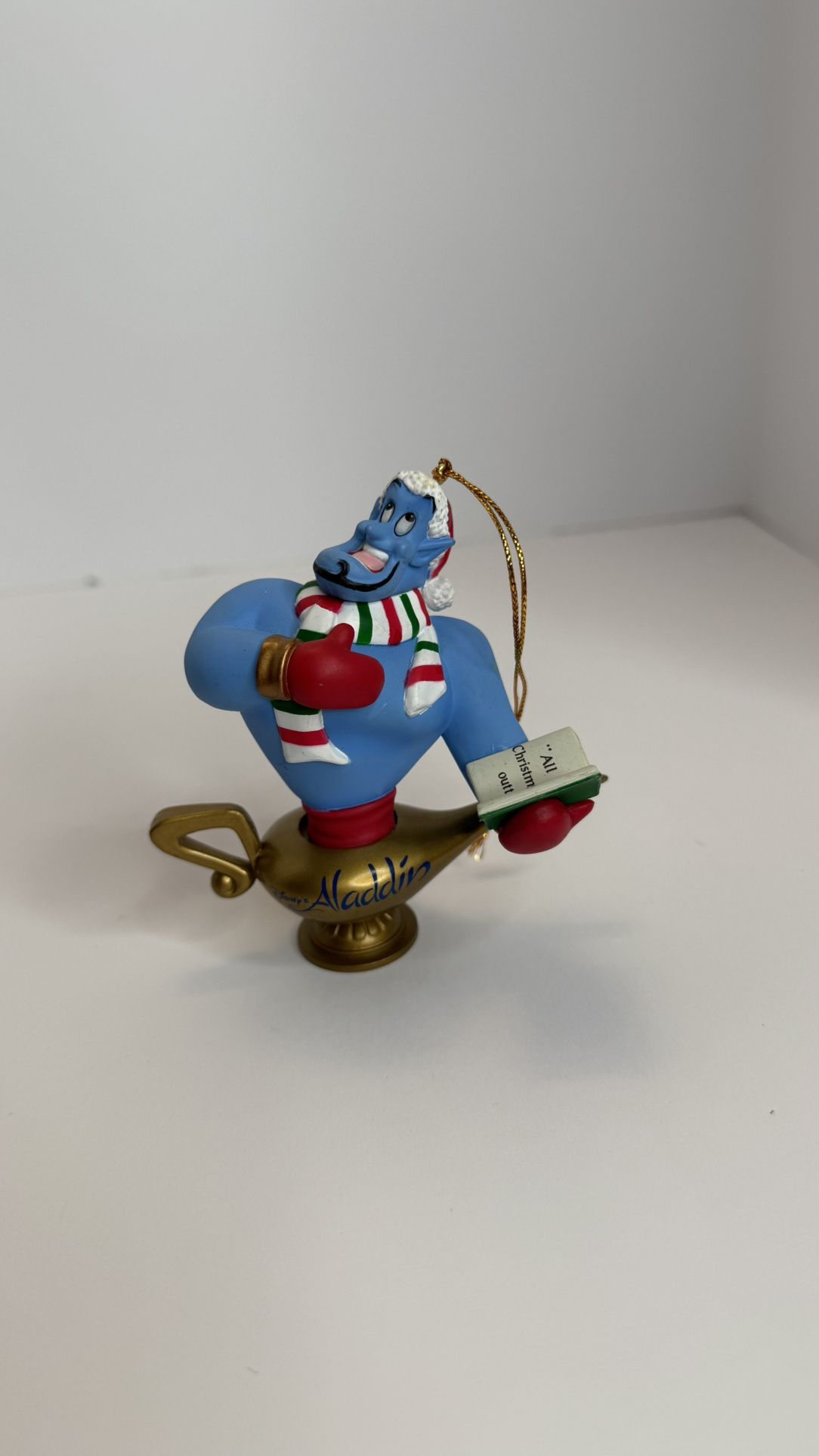 Disney Aladdin Genie Christmas Ornament with Box – Vintage Collectible