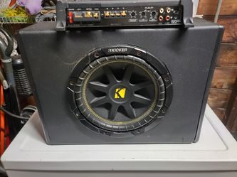 Kicker Sub And Kenwood Amp