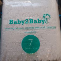 Baby2baby Size 7 Pampers 25count