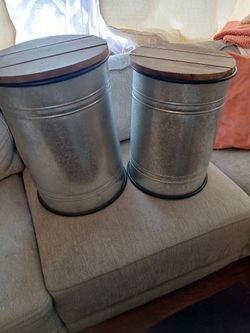 Galvanized Accent  Tables