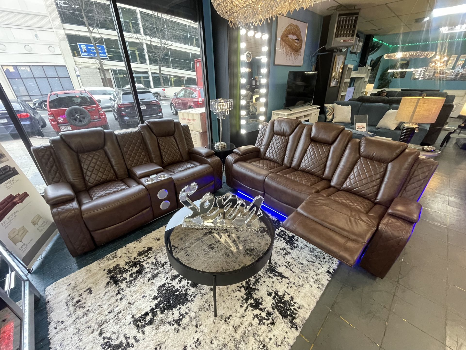 Hottest Reclining Sofa & Loveseat Now 50% Off!!!