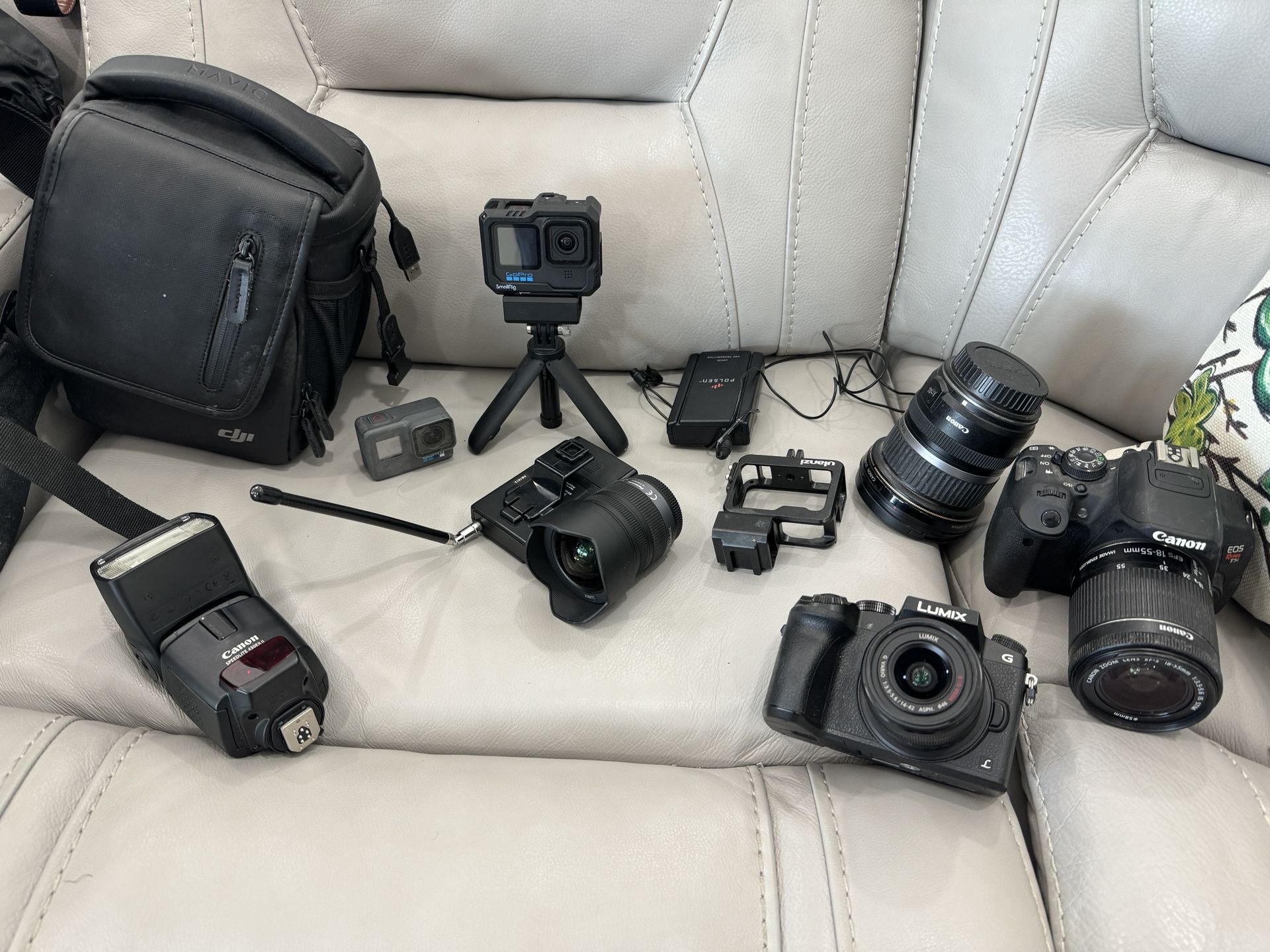 Camera Equipment Canon Lumix Panasonic Gopro Hero Lens