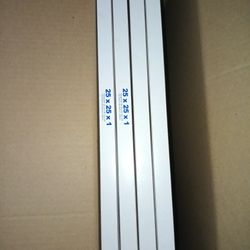 25x25x1 " Hypoallergenic Filters 15$