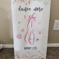 Ballerina Wall Canvas Frame 