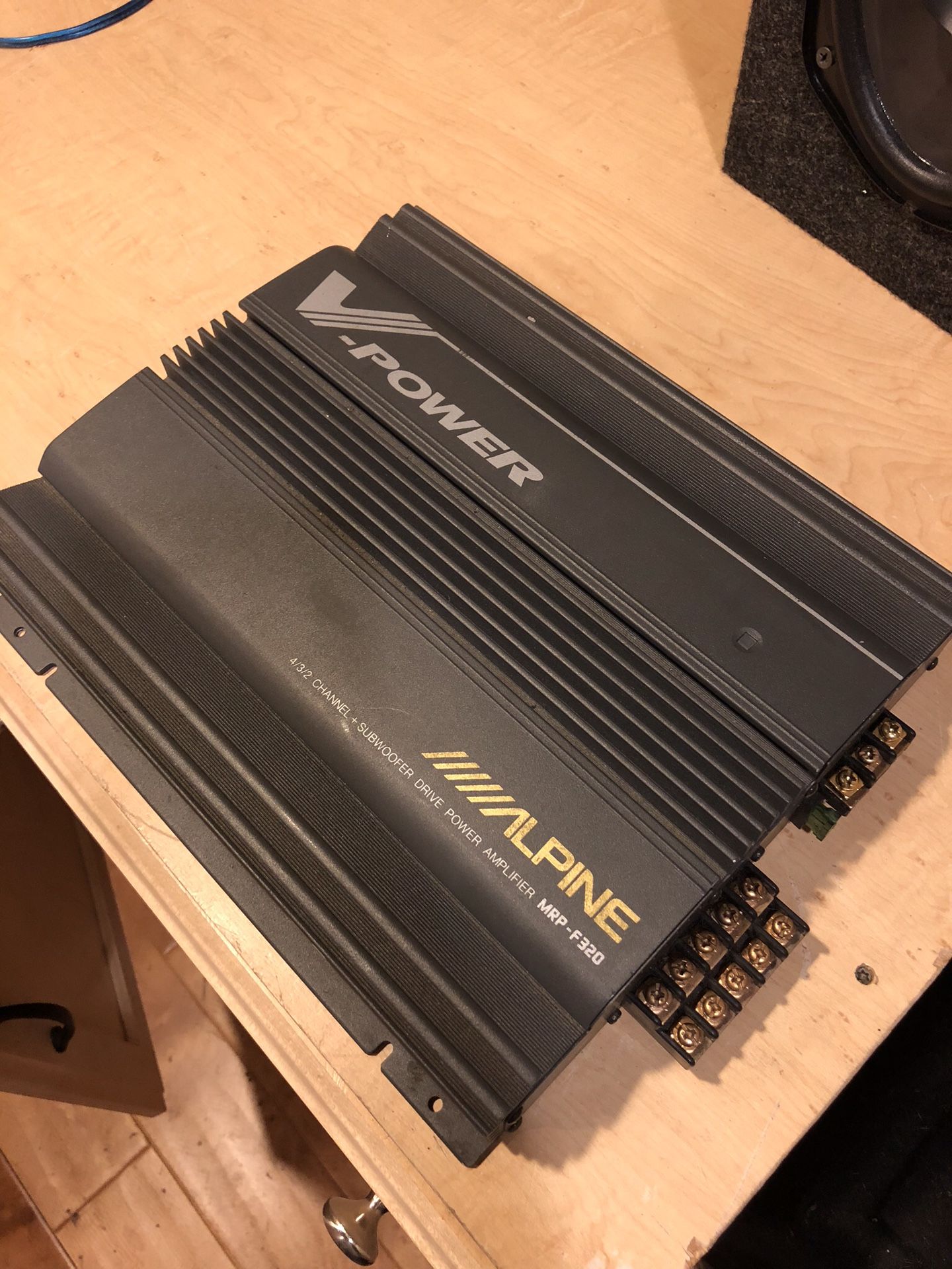 Alpine MRP-F320 four channel amp in great condition