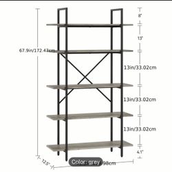 Brand New 5-tier Bookshelf 