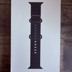 Apple Watch Ocean Band Black Titanium Buckle And Adjustable Loop