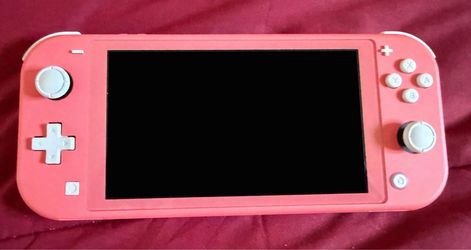 Used Nintendo Switch Lite Coral with Hard Case