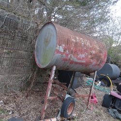 275+ Gallon Fuel Cell Tank Heavy Gauge Steel On A Stand