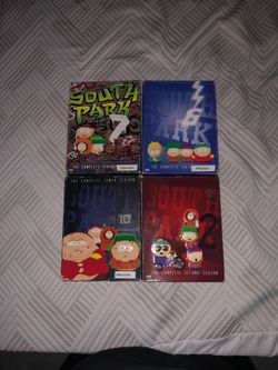 South Park DVD Lot Season’s 2,6,7 and 10