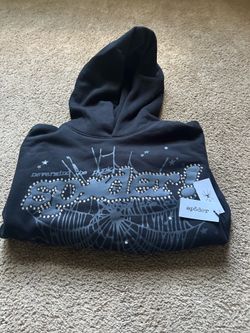 Sp5der hoodie rinestone punk v2