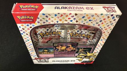 Pokémon 151 Alakazam Ex Collection Box