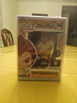 Funko Pop Super Saiyan God Vegeta #1868 Glow Chase