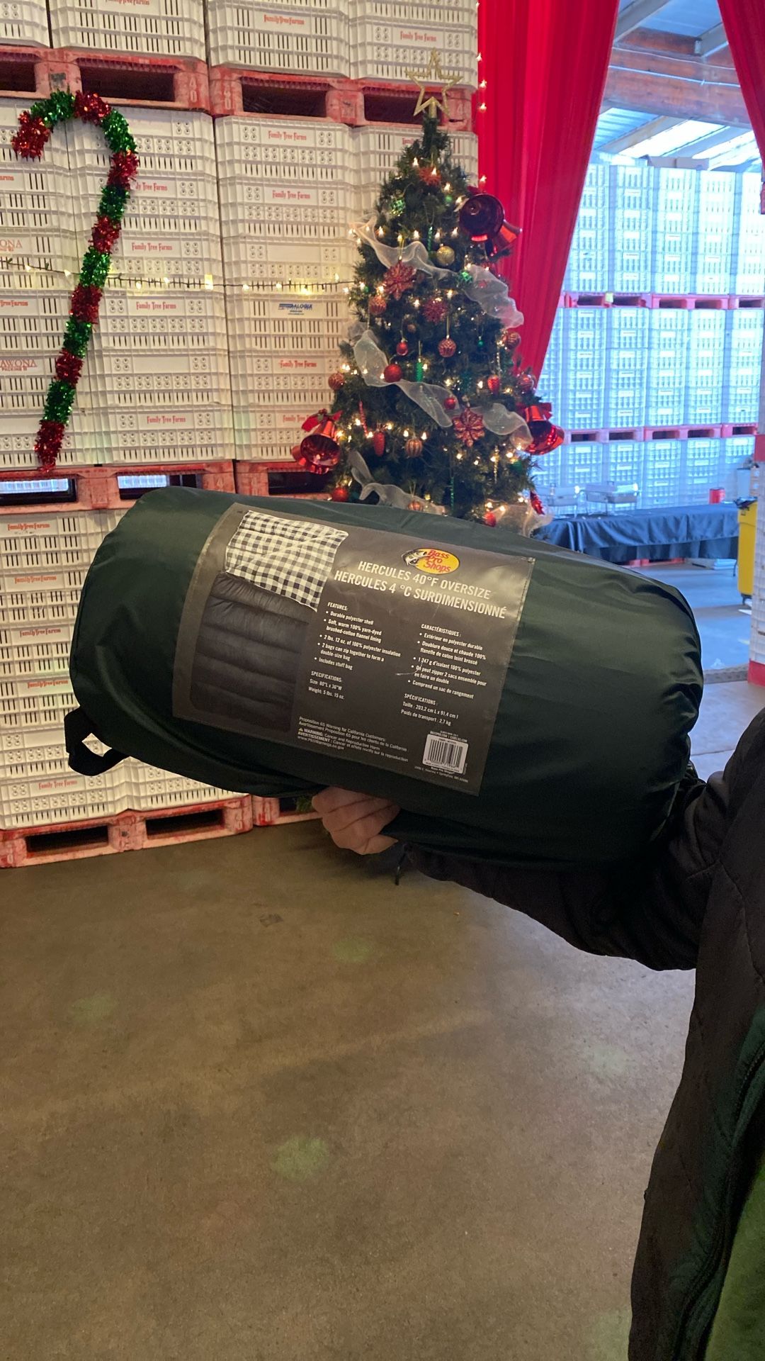 Hercules 40°F Oversized Sleeping Bag