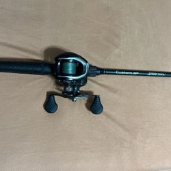 Fishing Rod, And Reel, (Custom XP Bait Caster) 