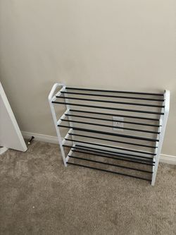 4-Tier Plastic/metal Self or Shoe Rack Organizerh