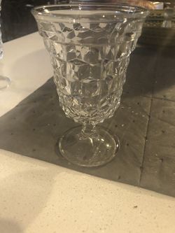 Fine crystal glasses
