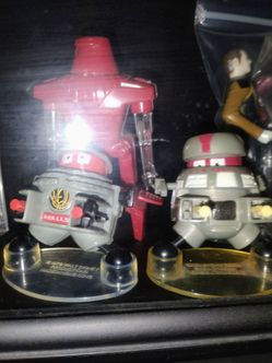 Vintage 1970s 1979 MEGO Black Hole action figures OLD BOB Maxamillian robots droids Disney
