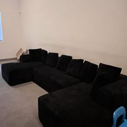 Black Used Sectional In Henderson